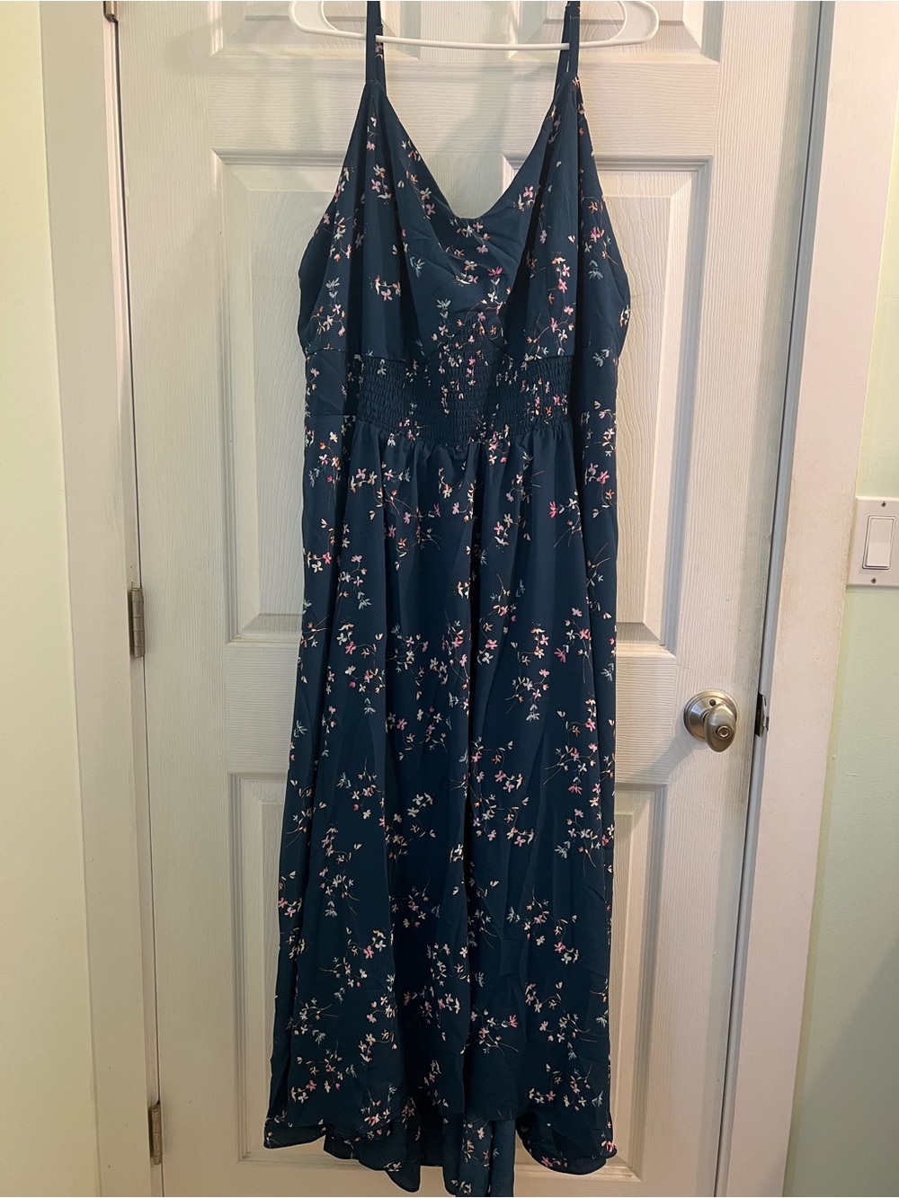 City Chic Teal Floral Maxi Dress